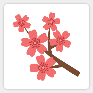 Cute Hibiscus Floral Magnet